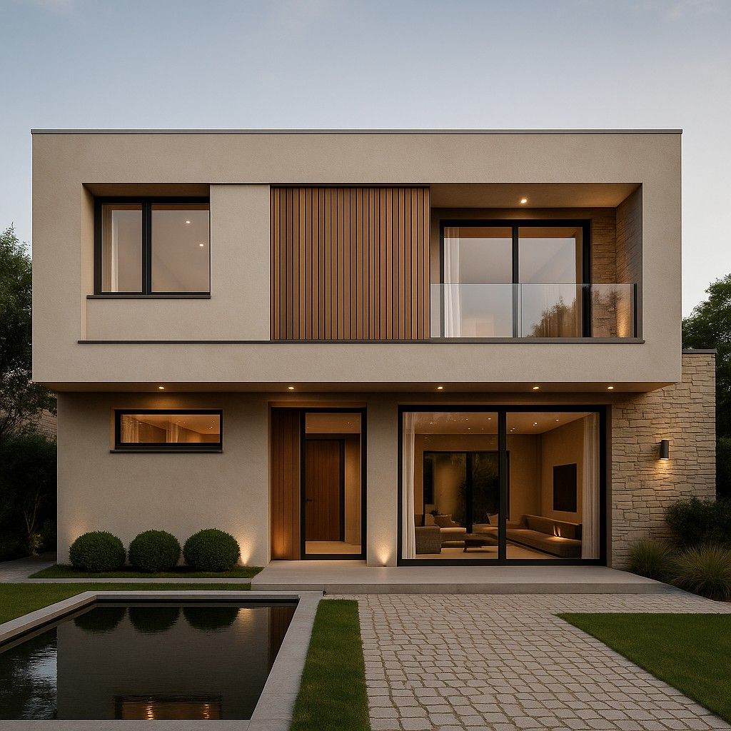 Villa moderne menuiserie aluminium